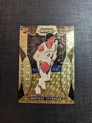 Matisse Thybulle Prizm Draft Picks Superfractor Gold Ebay