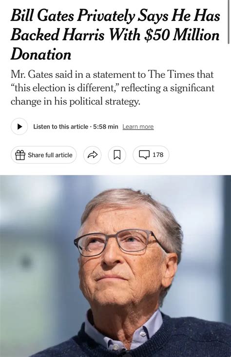 Bill Gates Charity Quotes