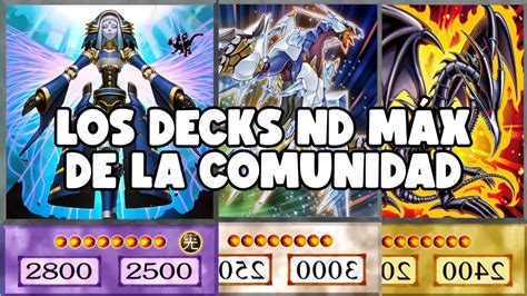 Los Decks De La Comunidad Que Ya Son Nd MÁx En Esta Copa Kc Yu Gi Oh Duel Links Youtube