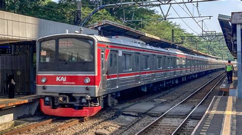 Kompilasi KRL Commuter Line Di Stasiun Universitas Indonesia JR 205