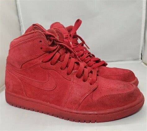 Nike Mens Air Jordan 1 Retro Red Suede 332550-603 Sne… - Gem