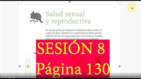 8 Salud Sexual Y Reproductiva Página 130 Proyectos De Aula Saberes Pensamiento Sexto