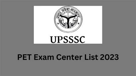 Upsssc Pet 2023 Exam Center List जानें किन शहरों और जिलों में आयोजित