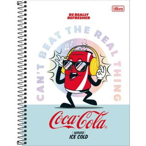 Caderno Universit Rio Connect Coca Cola Mat Rias Folhas