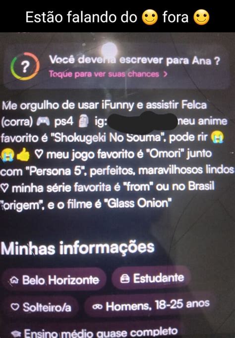 Est O Falando Do B Fora Dever Escrevor Para Ana Toque Para Ver Suas