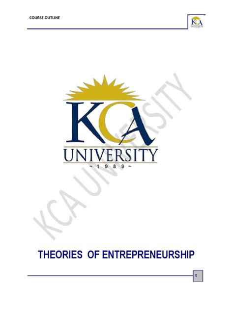 Theories of Entrepreneurship | PDF | Entrepreneurship | Business