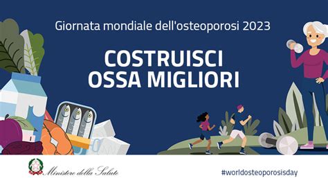 Ottobre Giornata Mondiale Dell Osteoporosi