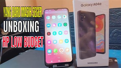 Unboxing Samsung Galaxy A04e 2023 Youtube