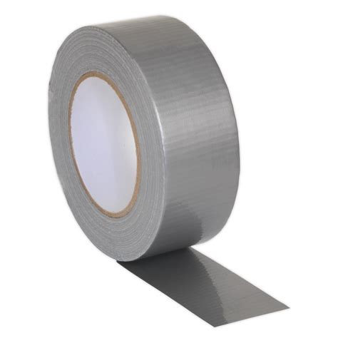 48mm X 50m Silver Duct Tape DTS Sealey