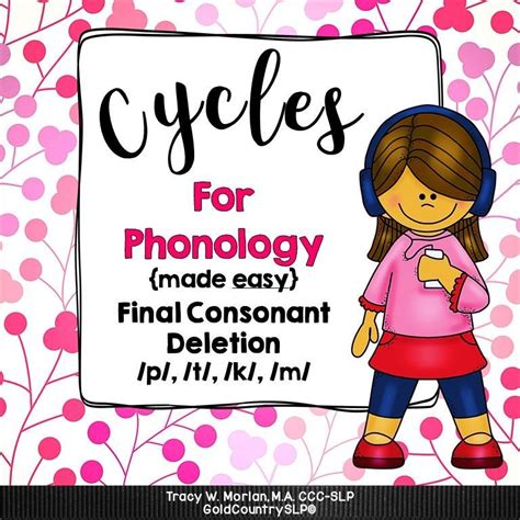 Cycles For Phonology FCD BONUS Cyclesforphonology Speech Language