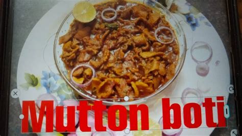 Mutton Boti Curry Boti Curry Recipe How To Prepare Boti Curry YouTube