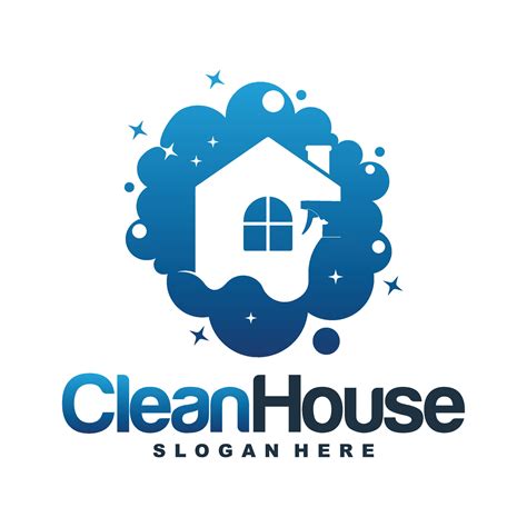 House Cleaning logo designs concept, Cleaning House logo template ...