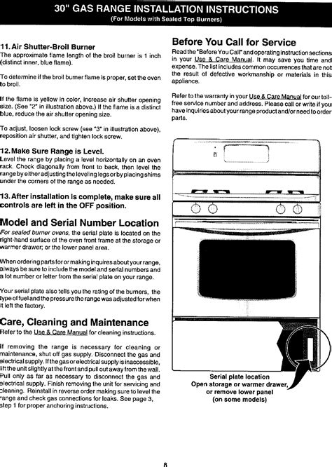 Frigidaire FGFL77ASC User Manual GAS RANGE Manuals And Guides L0207030