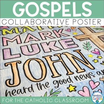 Gospels Collaborative Poster Catholic By Adventures Of A Th Grade