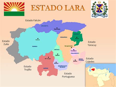 Mapa Del Estado Lara Y Sus Municipios