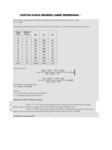 Detail Contoh Analisis Regresi Koleksi Nomer 39