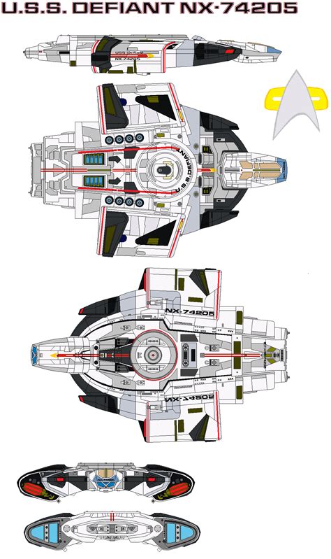 USS Defiant NX-74205 refit by bagera3005 on DeviantArt