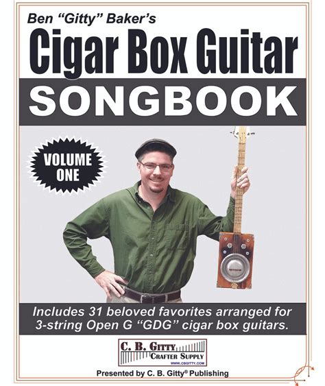 Ben Gittys 3 String Gdg Cigar Box Guitar Songbook Volume 1 E Book