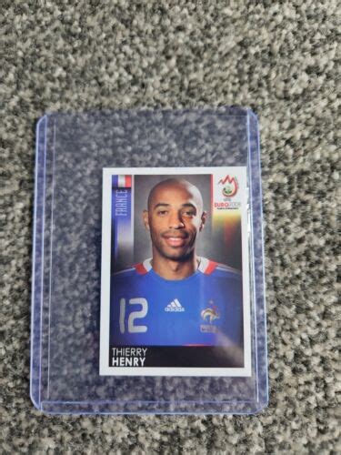 Panini EURO 2008 AUSTRIA SWITZERLAND THIERRY HENRY Sticker FRANCE