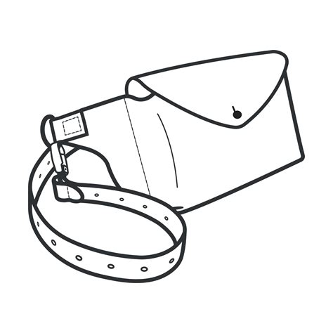 Burlington Belt Bag Paper Pattern — Tandy Leather, Inc.