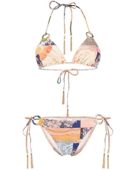 Zimmermann Bikini In White Lyst