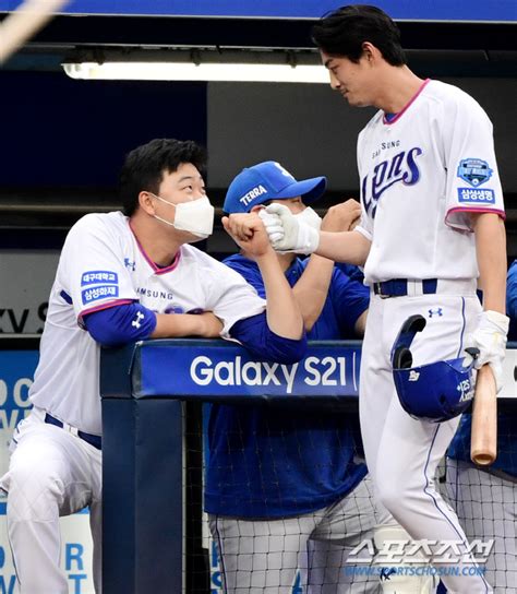 대구 비하인드 삼성 구자욱 2g 연속 홈런 치고 부상 라인업 제외 스포츠조선