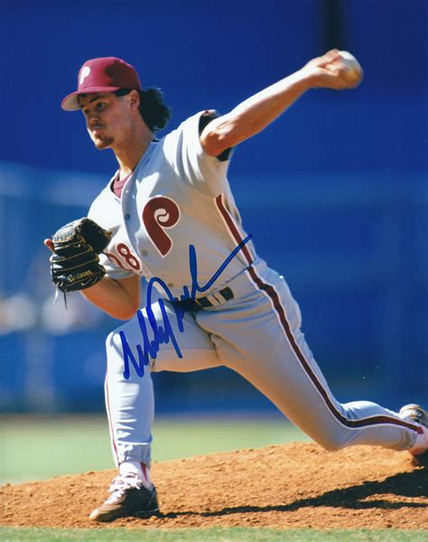 AUTOGRAPHED MITCH WILLIAMS 8X10 Philadelphia Phillies Photo - Main Line ...