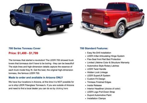 Leer 700 Fiberglass Tonneau Hard Cover Ford F 150 Black Ebay