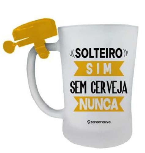 Caneca De Chopp Campainha Personalizada De Vidro Ml Don Bellus