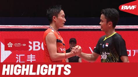 Hsbc Bwf World Tour Finals Finals Ms Highlights Bwf Youtube