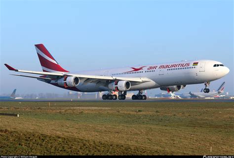 3B NBI Air Mauritius Airbus A340 313 Photo By William Verguet ID