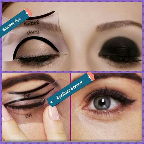 Molde Delineador Olho De Gatinho Molde Sombra Smokey Eye R 12 00