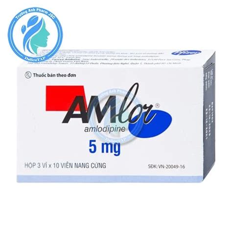 Amlor 5mg Pfizer Thuốc điều Trị Tăng Huyết áp