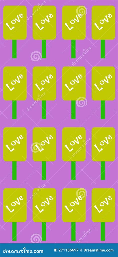 Abstract And Contemporary Digital Art Lollipop Design Stock