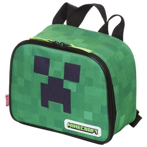 Lancheira Escolar Infantil Creeper Minecraft Oficial Sestini