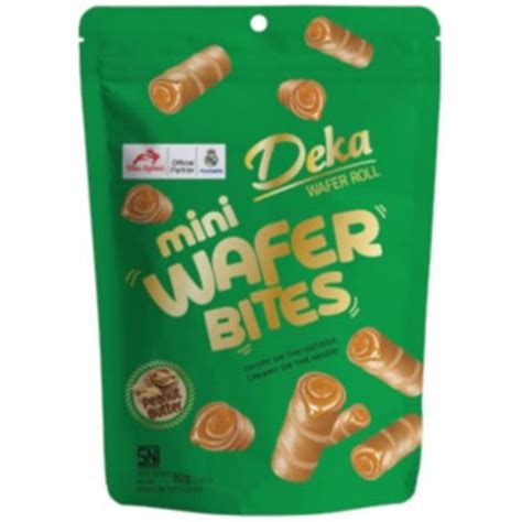 DEKA MINI WAFER BITES PEANUT BUTTER 80G Lazada