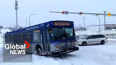 Alberta Clipper Storm System Dumps A Foot Of Snow Onto Edmonton YouTube