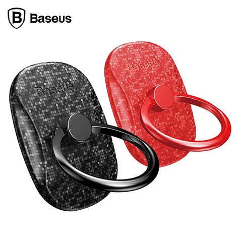 Baseus Universal Mobile Phone Stand Finger Ring Holder Luxury Phone