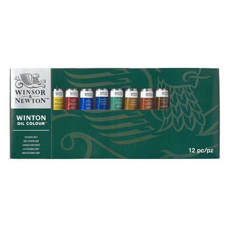 Htconline In Winsor Newton Winton Oil Colour Studio Set 12 X 21ml