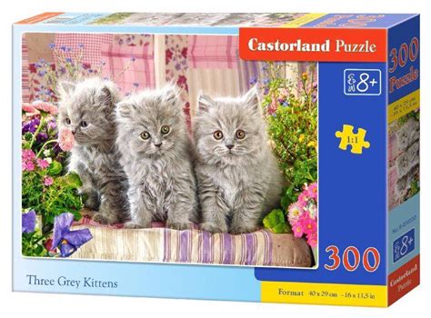 Puzzle Gattini Grigi 300 Pezzi Puzzle Mania It