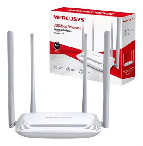 Router Inalambrico Mercusys Mw325r 300 Mbps 4 Antenas MercadoLibre