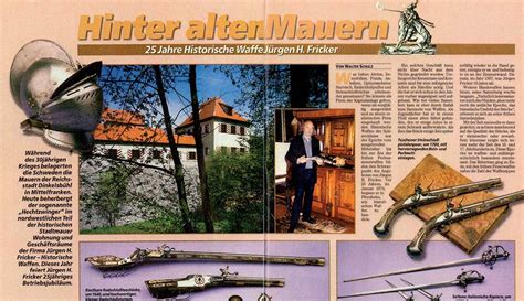 Hinter Alten Mauern Fricker Historische Waffen