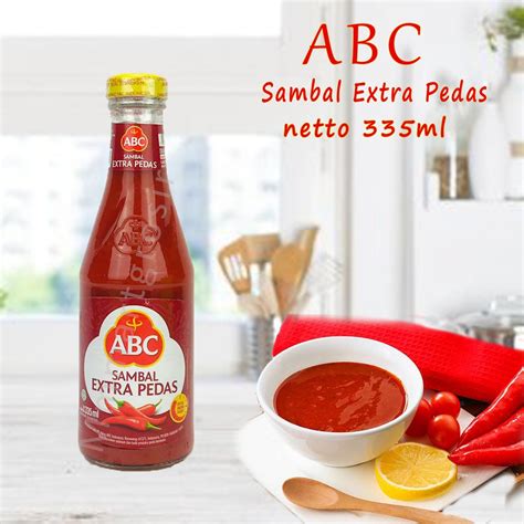 Jual SAMBEL ABC EXTRA PEDAS 335ML SAUS SAMBAL Shopee Indonesia