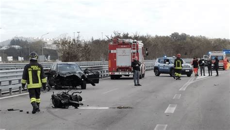 Incidente Sulla Teramo Mare Un Uomo In Gravi Condizioni Foto Video