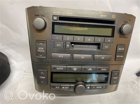 Toyota Avensis T Radio Cd Dvd Gps Head Unit Rrr