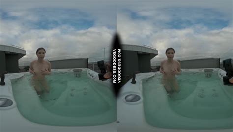 Behind The Scenes Filming Pretty Lika Rooftop Jacuzzi Dildo