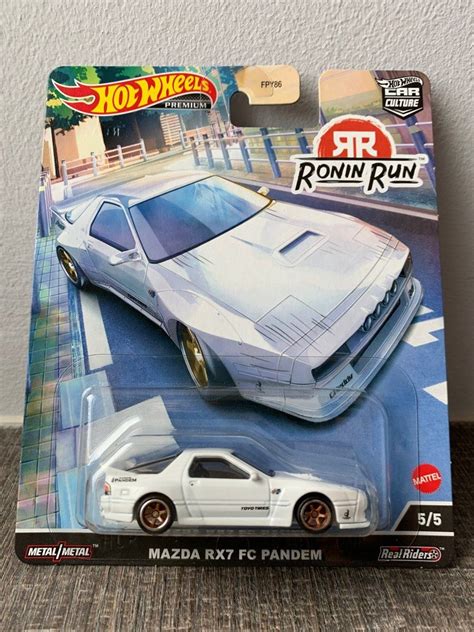 Hot Wheels Premium Car Culture Ronin Run Mazda RX7 FC Pandem HCJ86 Hobbies Toys Toys