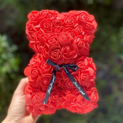 Luxury Everlasting Rose Teddy Bear With T Box Online Party Supplies