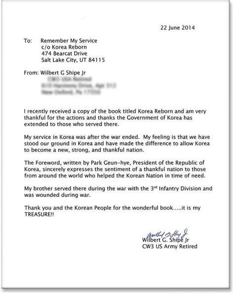 Honor Flight Thank You Letters To Veterans Examples