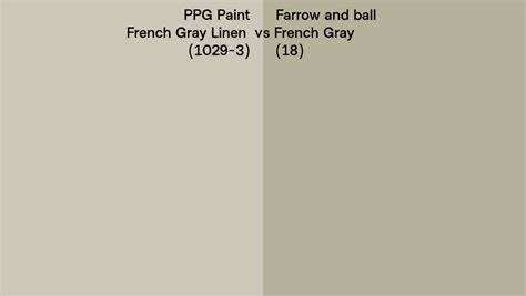 Ppg Paint French Gray Linen Vs Farrow And Ball French Gray